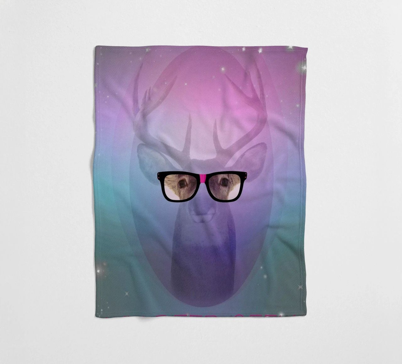 My Deer Geek coperta in pile da AS Art