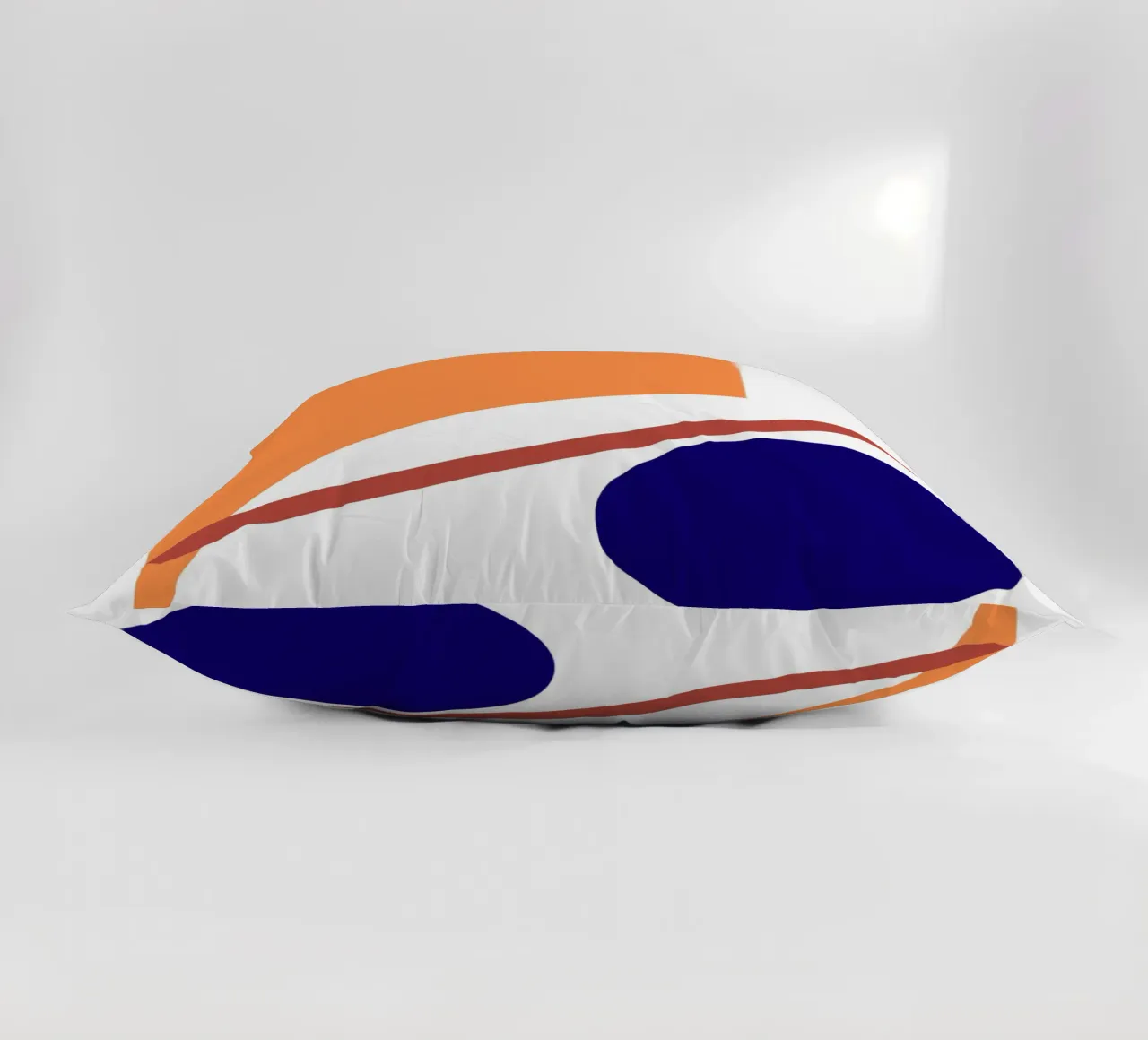 orange abstract cuscino da ramosashop