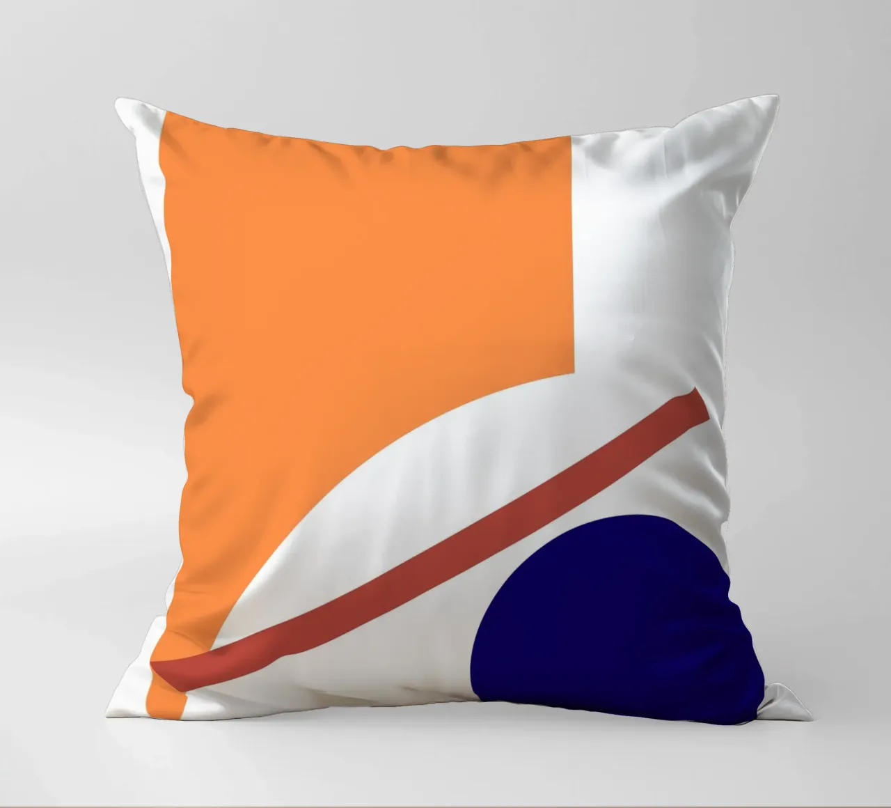 orange abstract cuscino da ramosashop