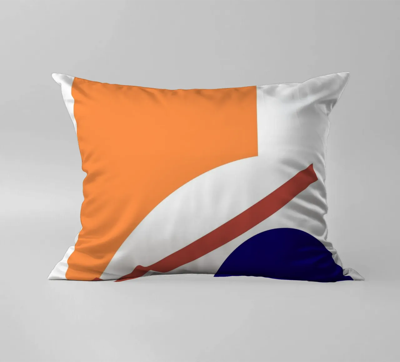 orange abstract cuscino da ramosashop