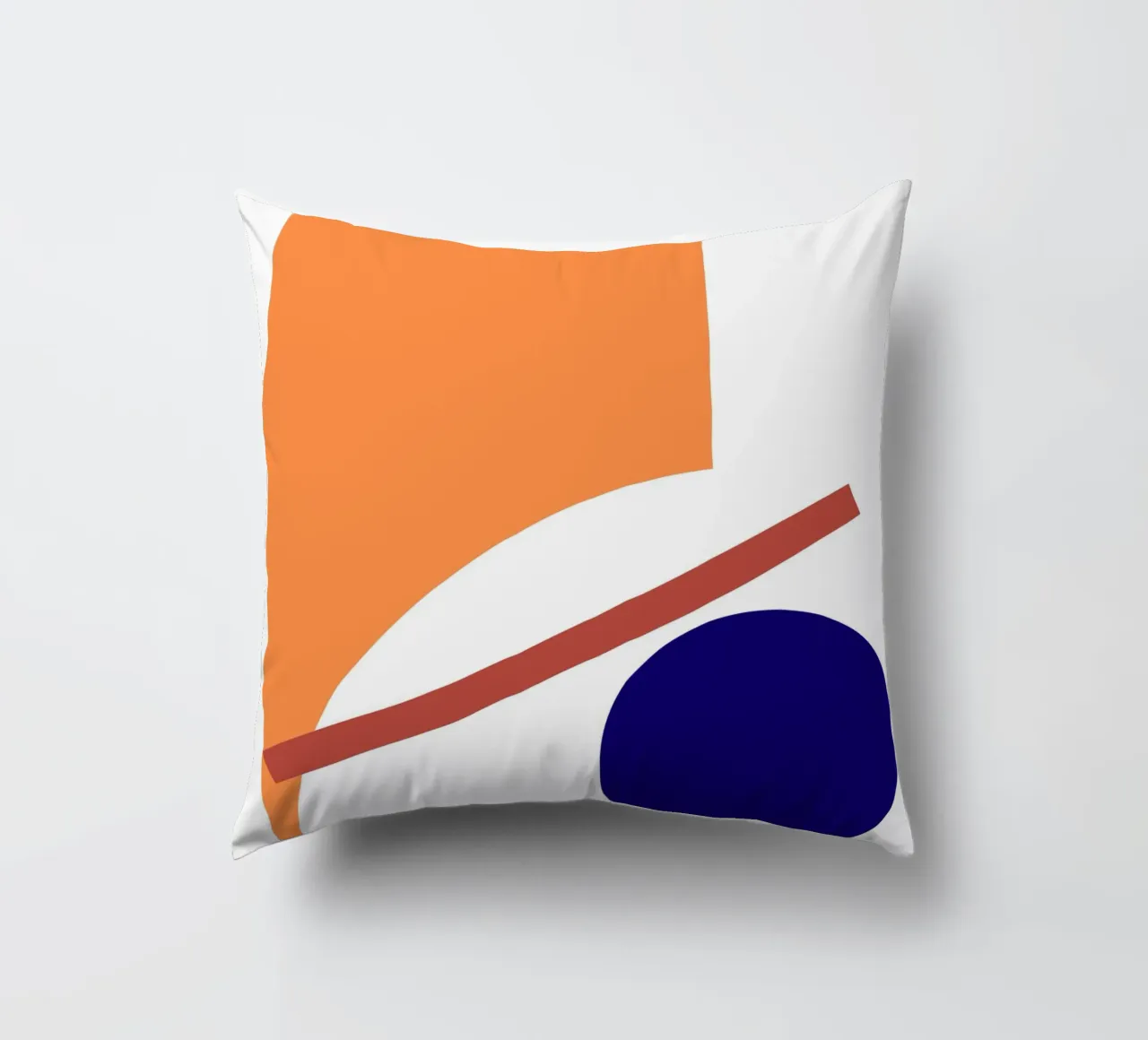 orange abstract cuscino da ramosashop