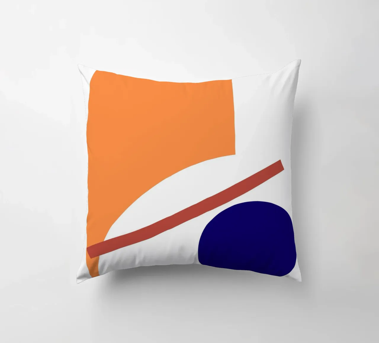 orange abstract cuscino da ramosashop