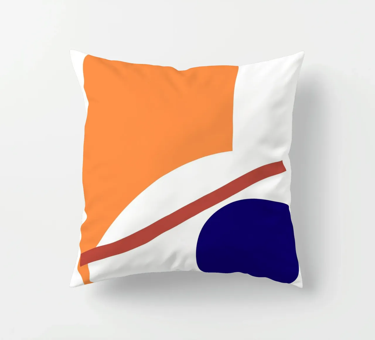 orange abstract cuscino da ramosashop