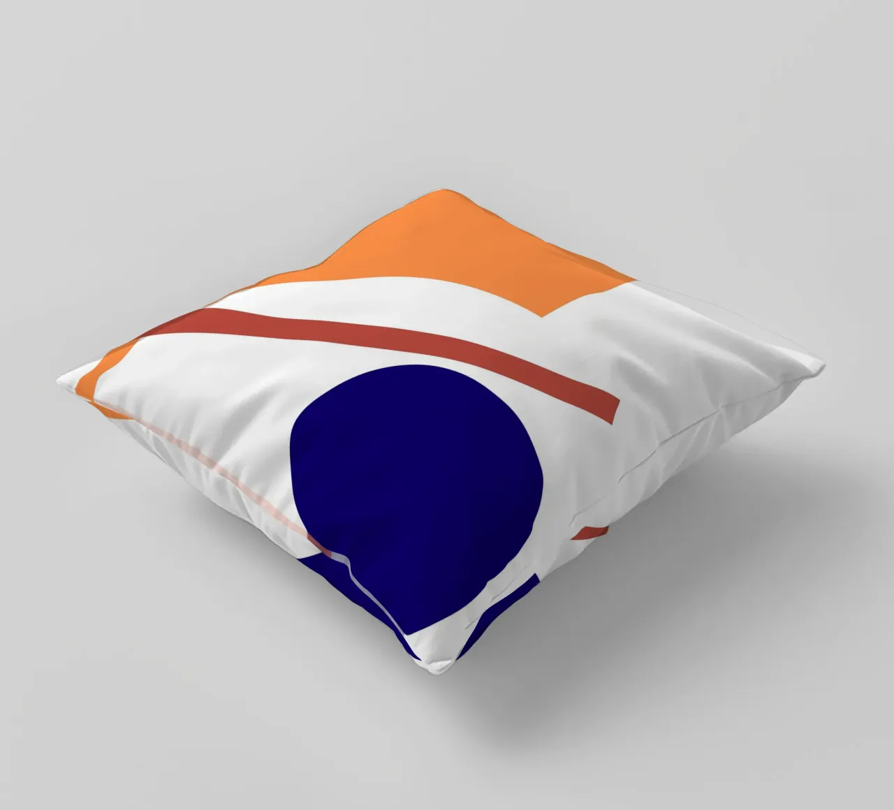 orange abstract cuscino da ramosashop