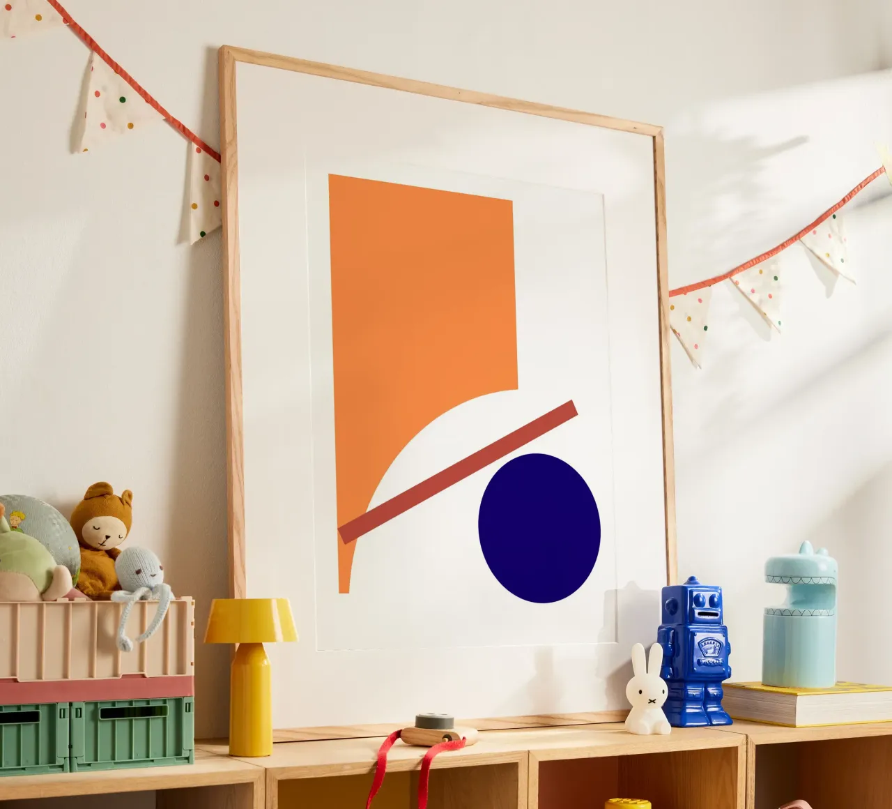 orange abstract poster da ramosashop
