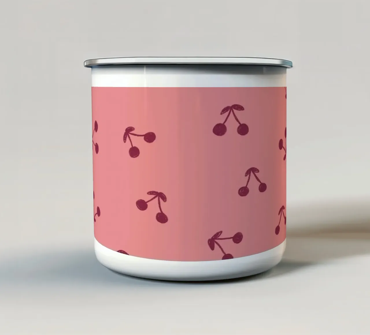 Cherry Pink tazza in smalto da Studio ROSAGRAU