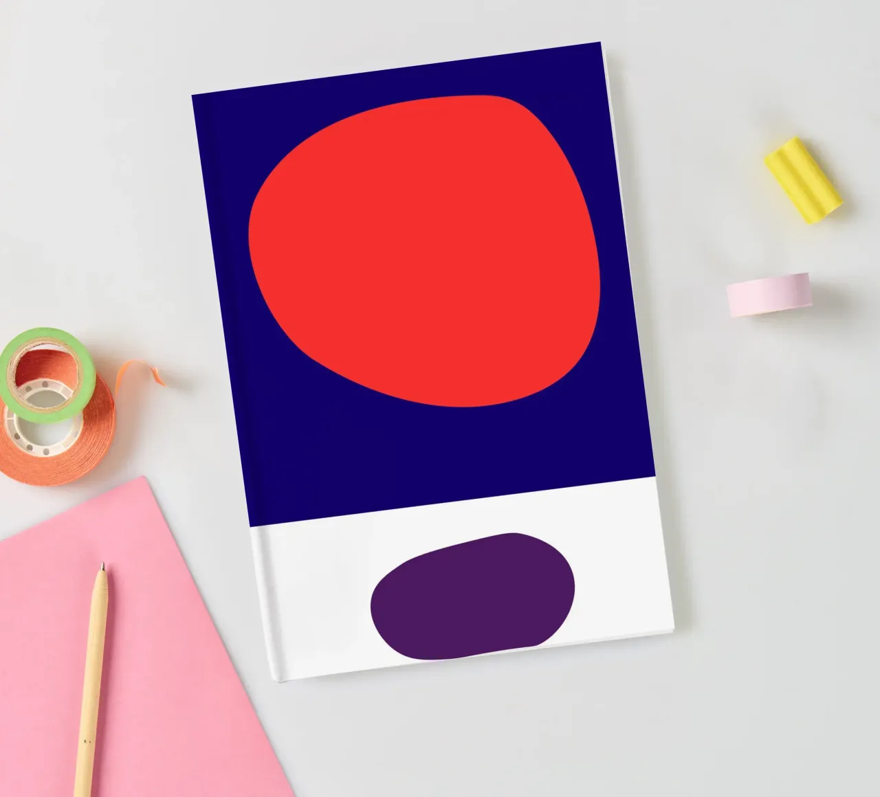 abstract reflection notebook by ramosashop