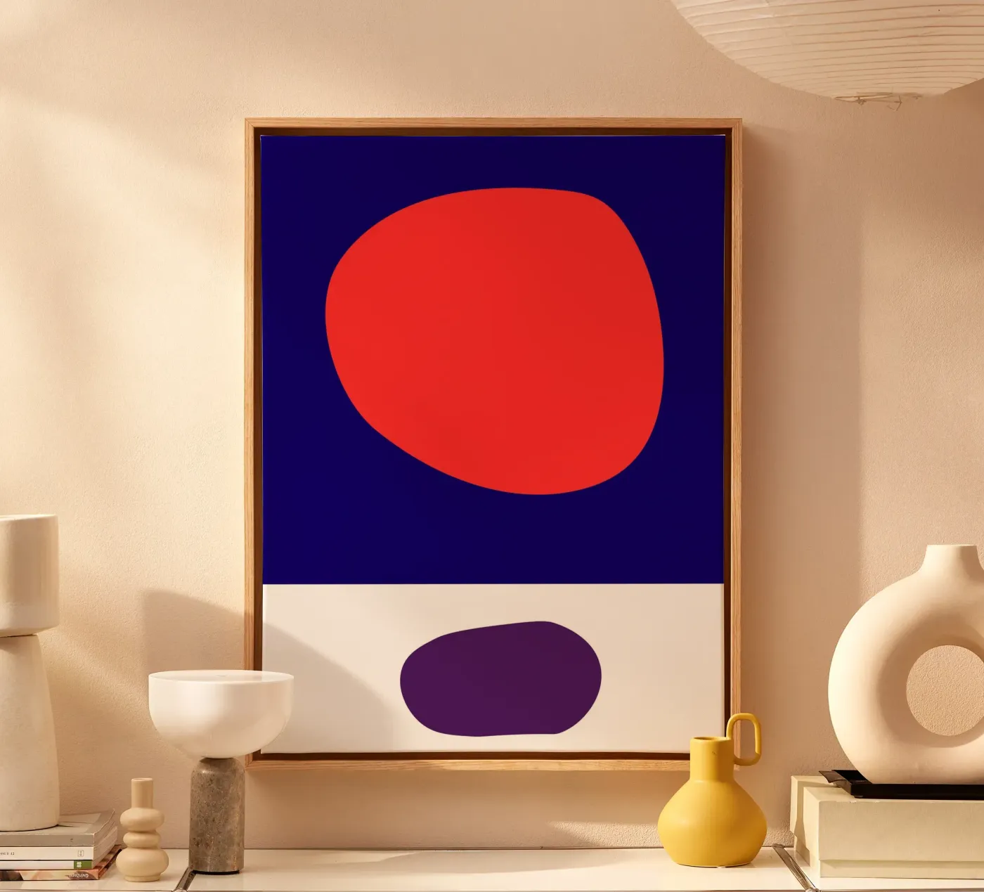 abstract reflection canvas van ramosashop