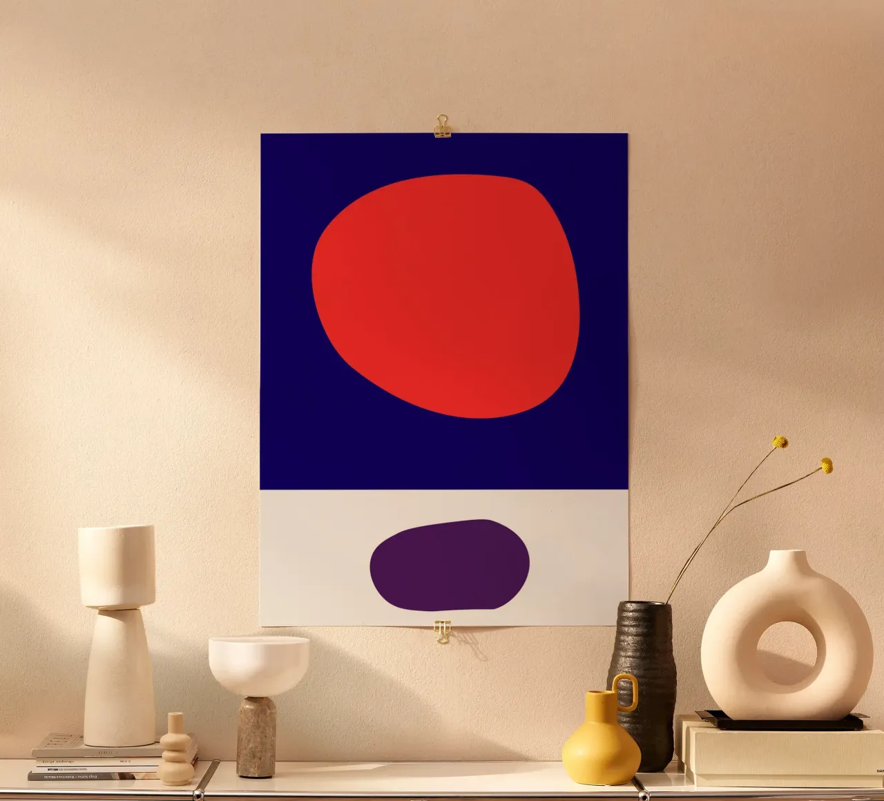 abstract reflection poster by ramosashop