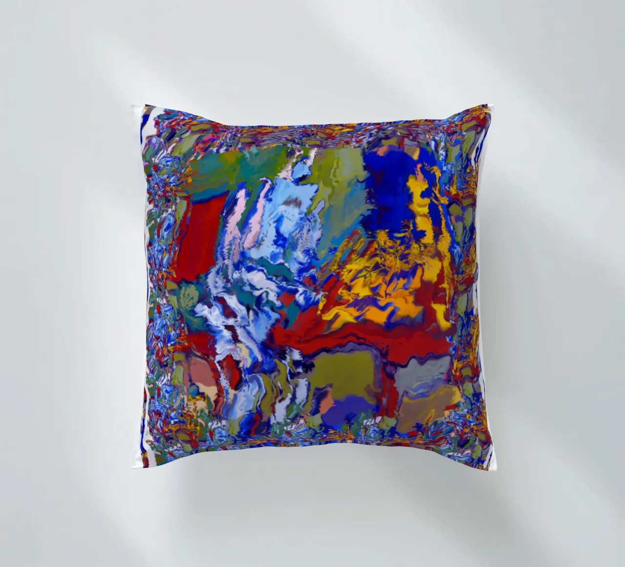 Chess_playing_robot_BTC decorative cushion by Crypto_Jungle