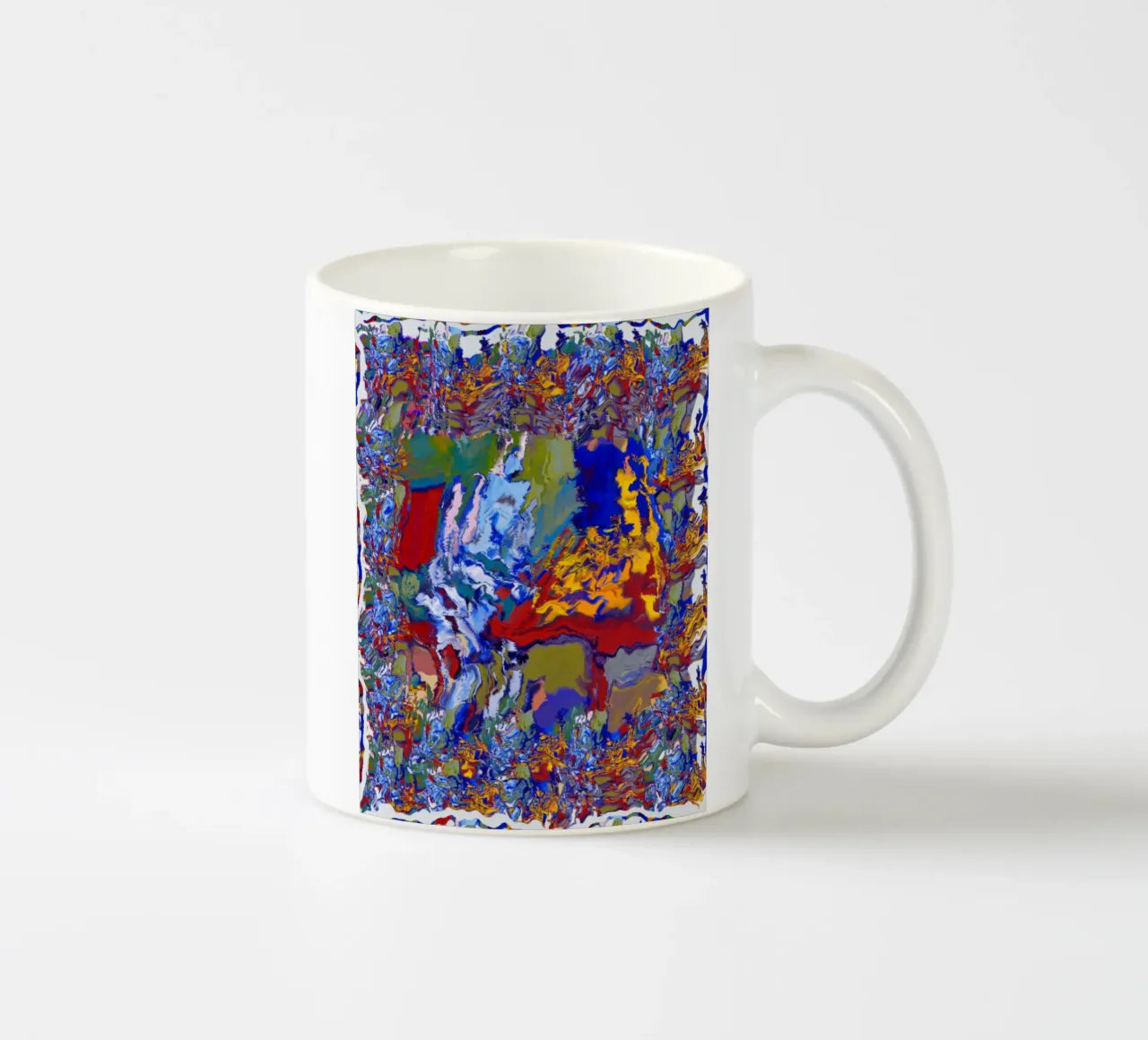 Chess_playing_robot_BTC Keramik Tasse von Crypto_Jungle