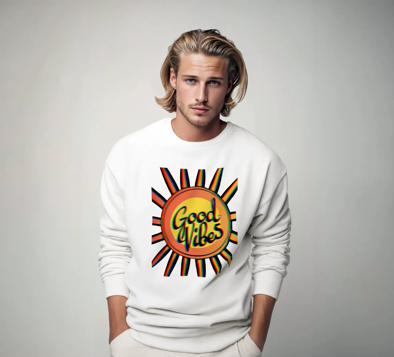 Good Vibes_BTC felpa da Crypto_Jungle