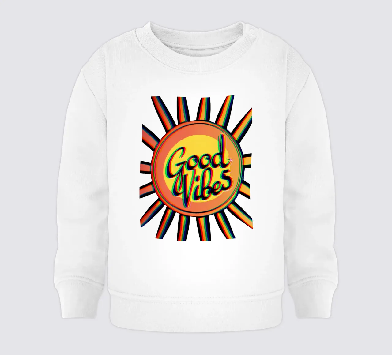 Good Vibes_BTC felpa neonato da Crypto_Jungle