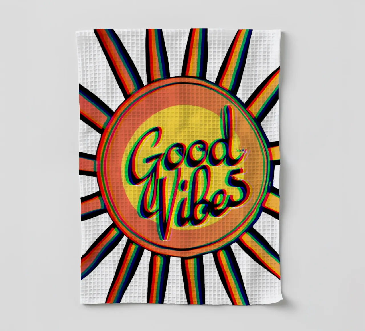 Good Vibes_BTC canovaccio da cucina da Crypto_Jungle