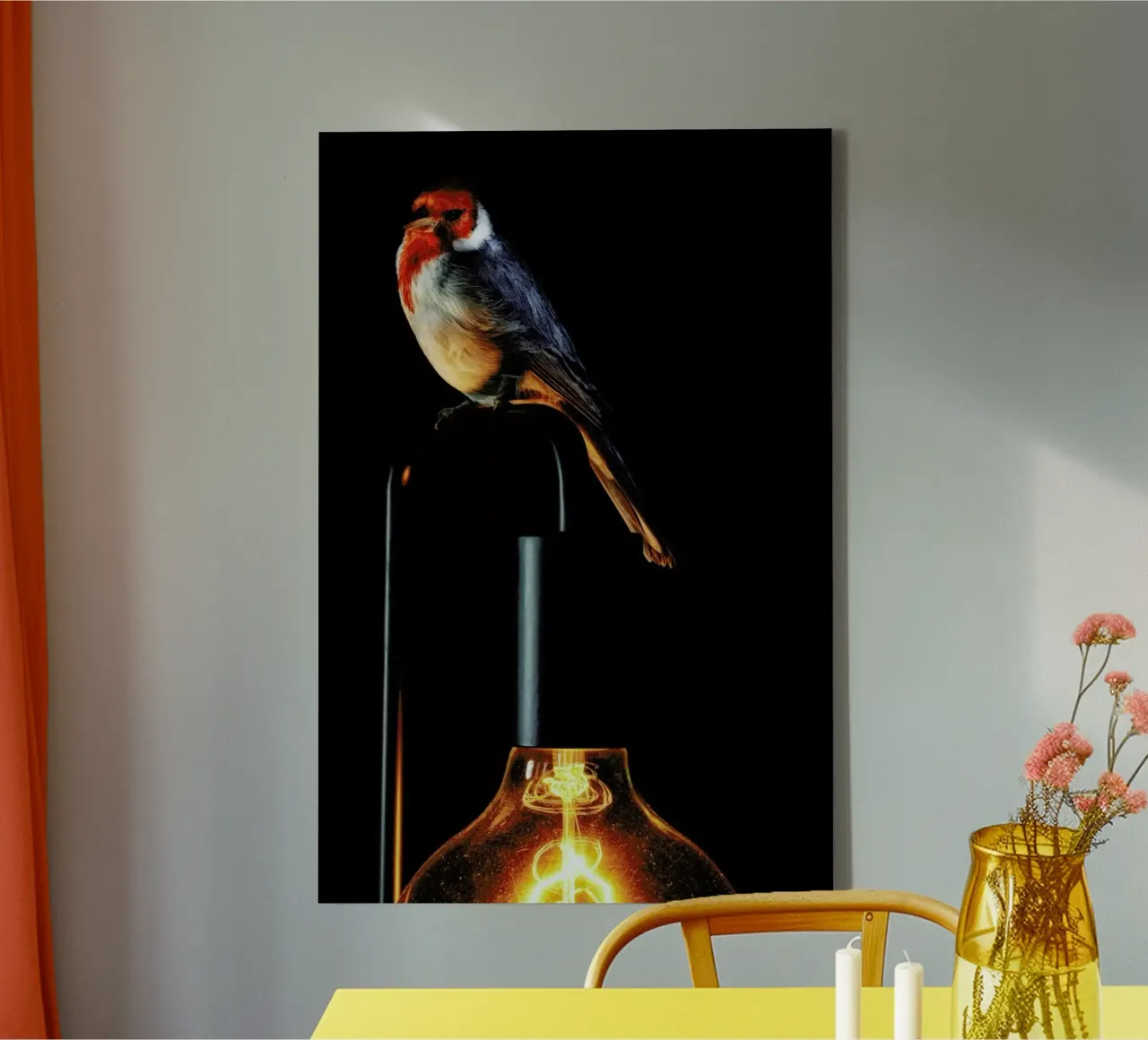 Birds Everywhere 7 tela con Cornice a cassetta da Günther Egger