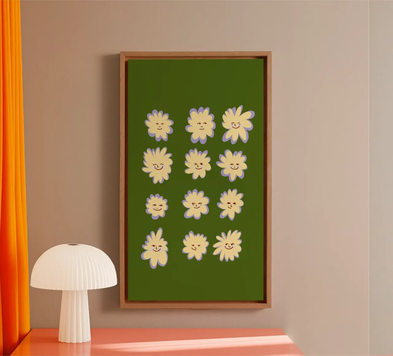 smiling flowers every day is good tela da janine.aigner.work