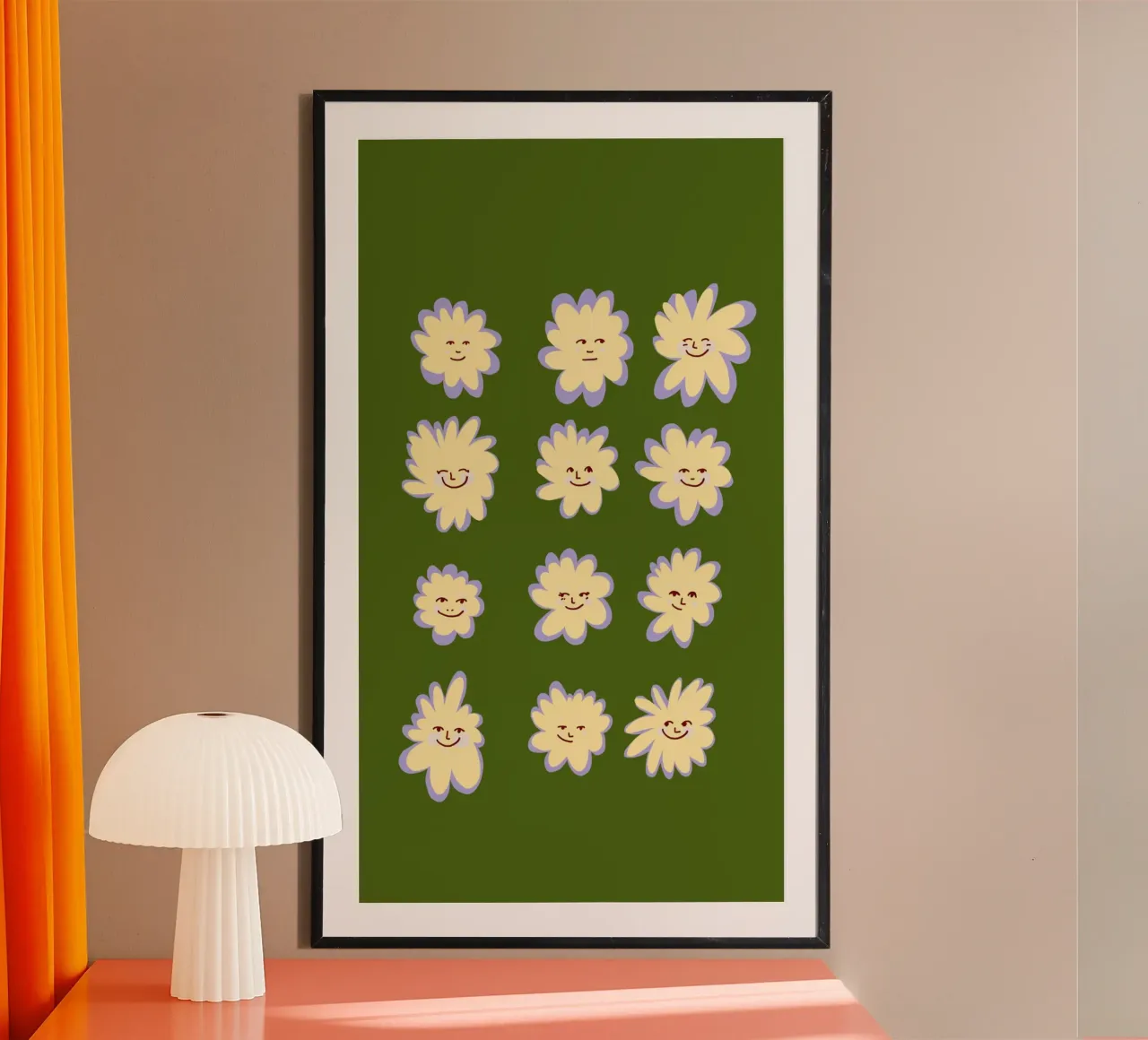 smiling flowers every day is good carta hahnemühle da janine.aigner.work