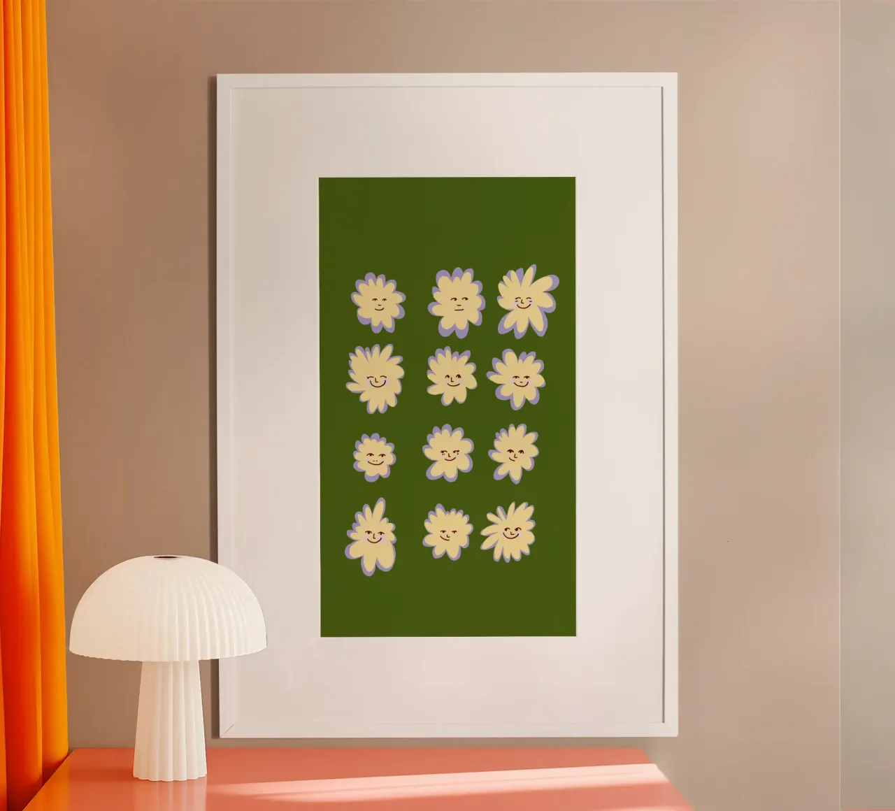 smiling flowers every day is good carta hahnemühle da janine.aigner.work