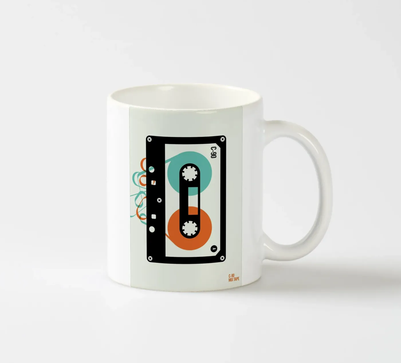 Mixtape ceramic mug by Bo Lundberg
