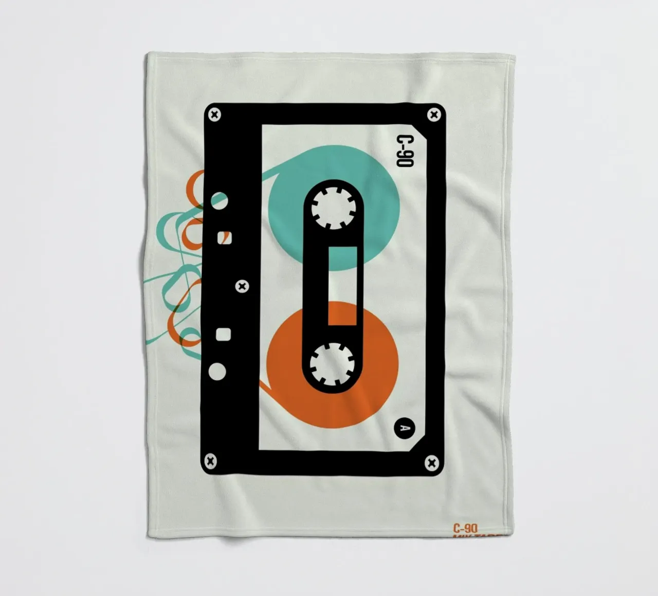 Mixtape Fleecedecke von Bo Lundberg