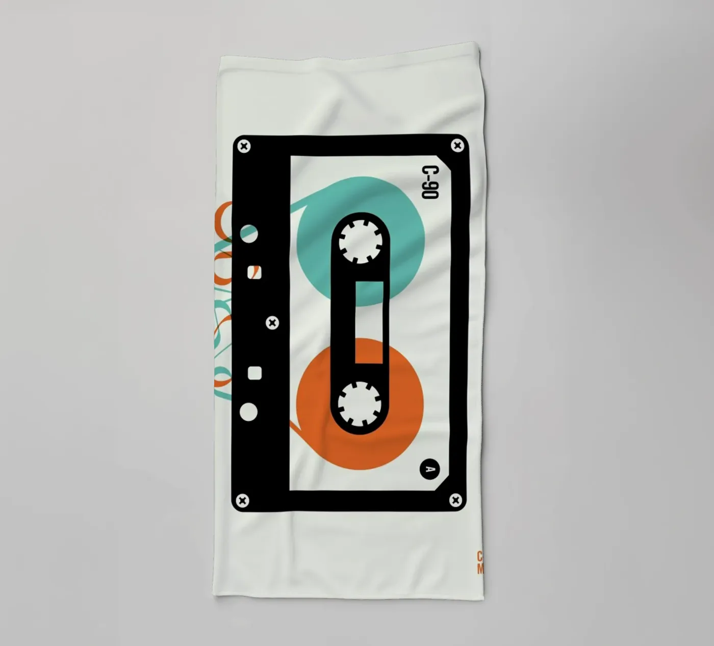 Mixtape towel by Bo Lundberg
