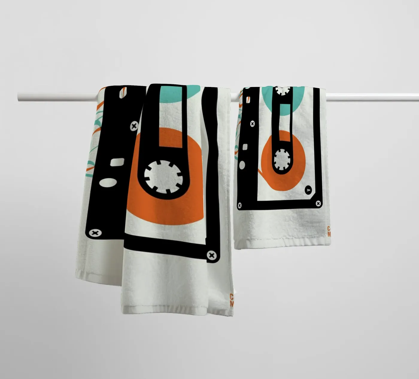 Mixtape towel by Bo Lundberg