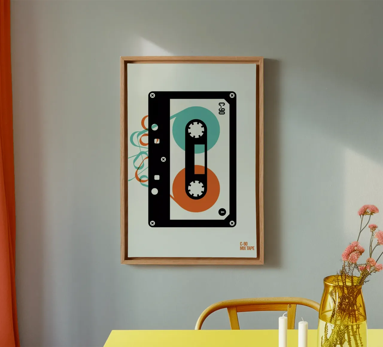 Mixtape canvas by Bo Lundberg