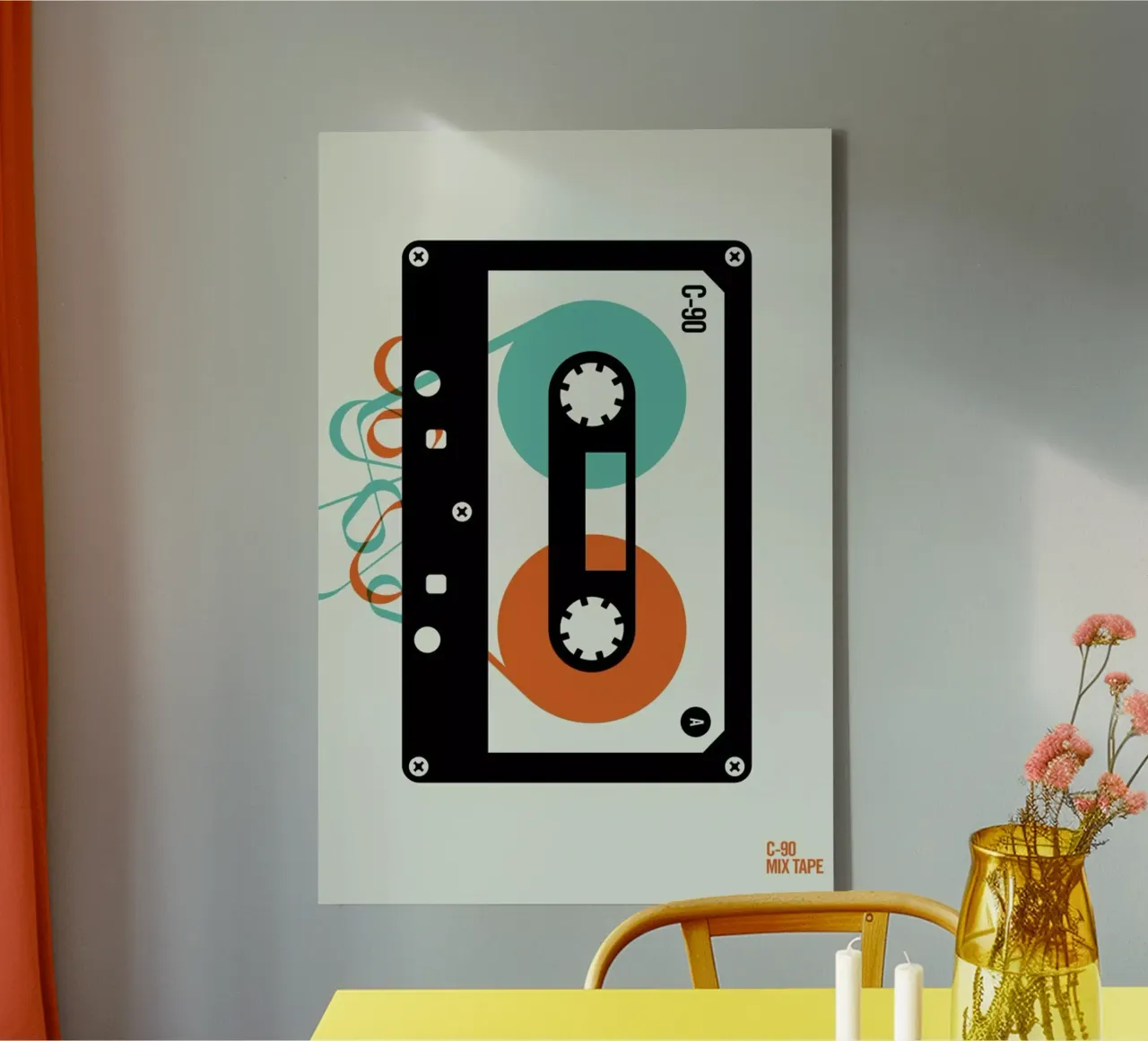 Mixtape canvas by Bo Lundberg