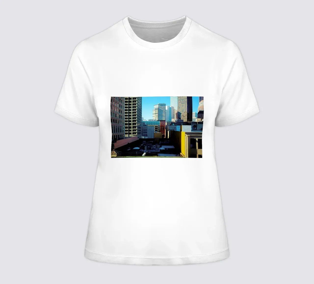 Frisco women's fitted t-shirt by Flo Klein