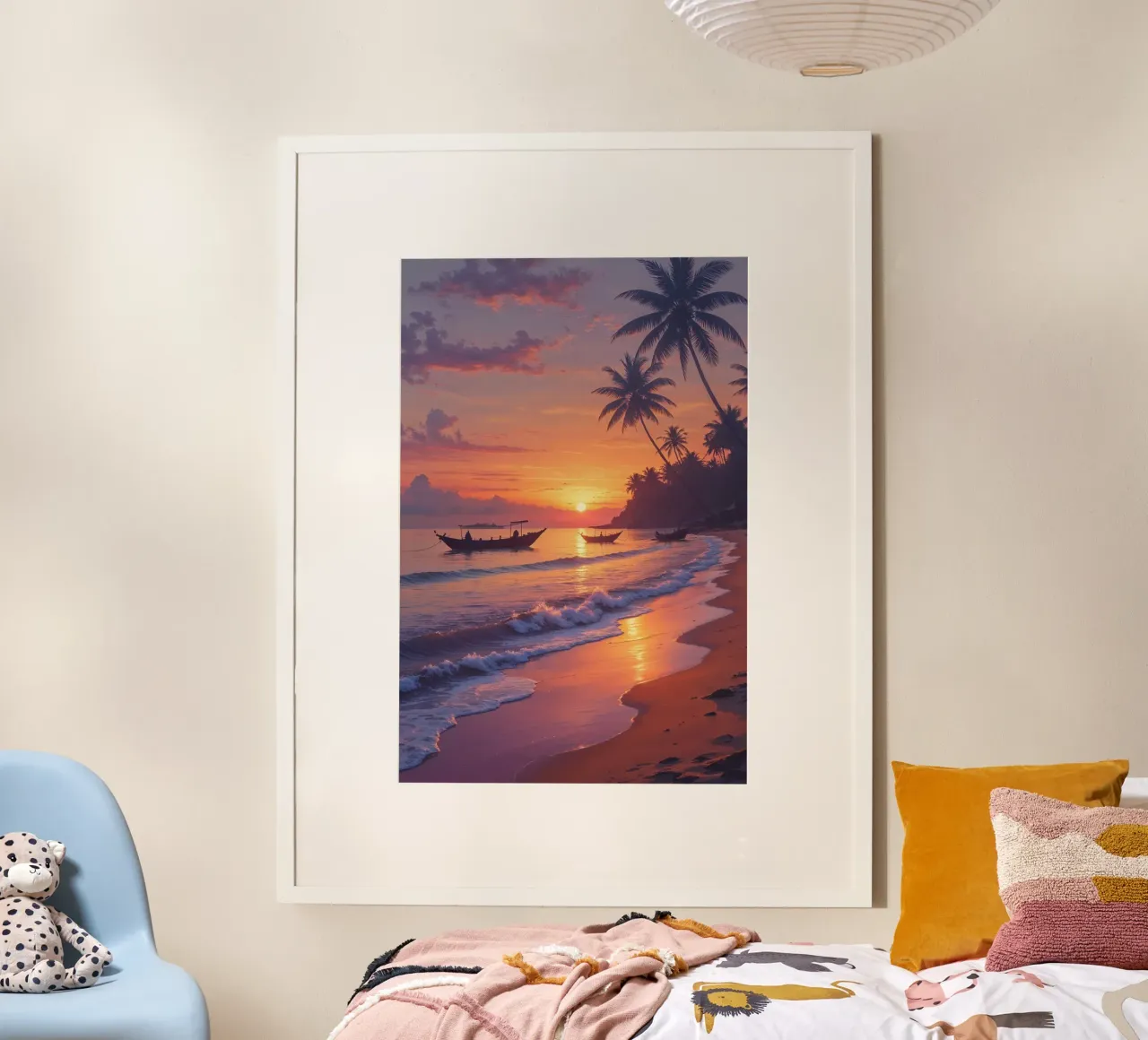 Dreamy Seaside Serenity in Bali carta hahnemühle da AlbertKlee