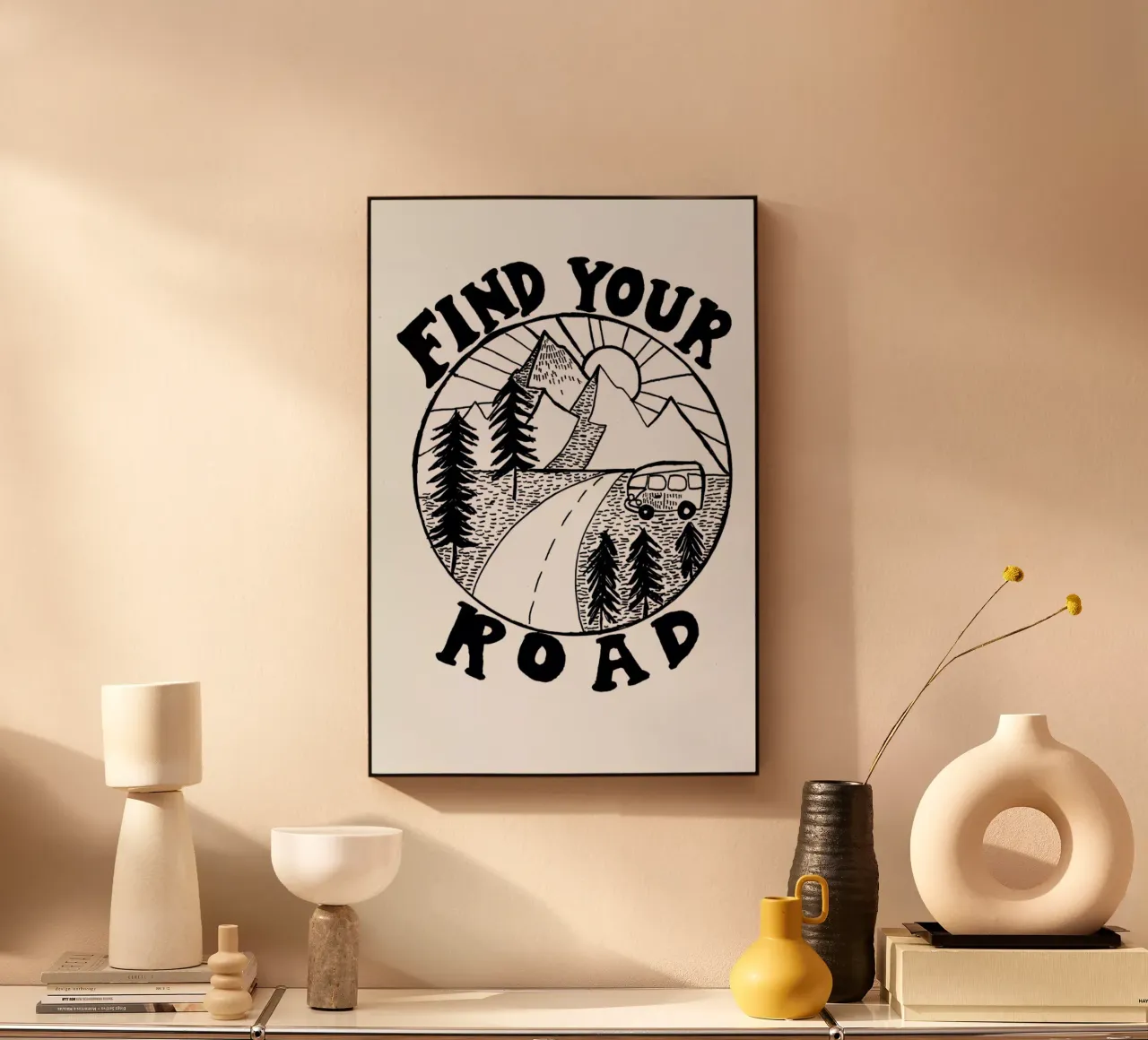 Find Your Road plexiglass da Kris Tate