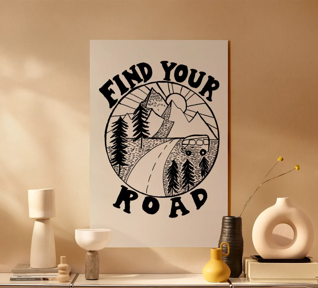 Find Your Road plexiglass da Kris Tate