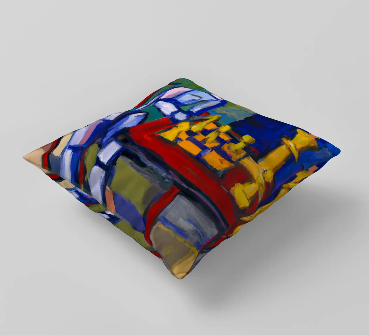 Robot playing Chess on a Sunday Afternoon_BTC cuscino da Crypto_Jungle