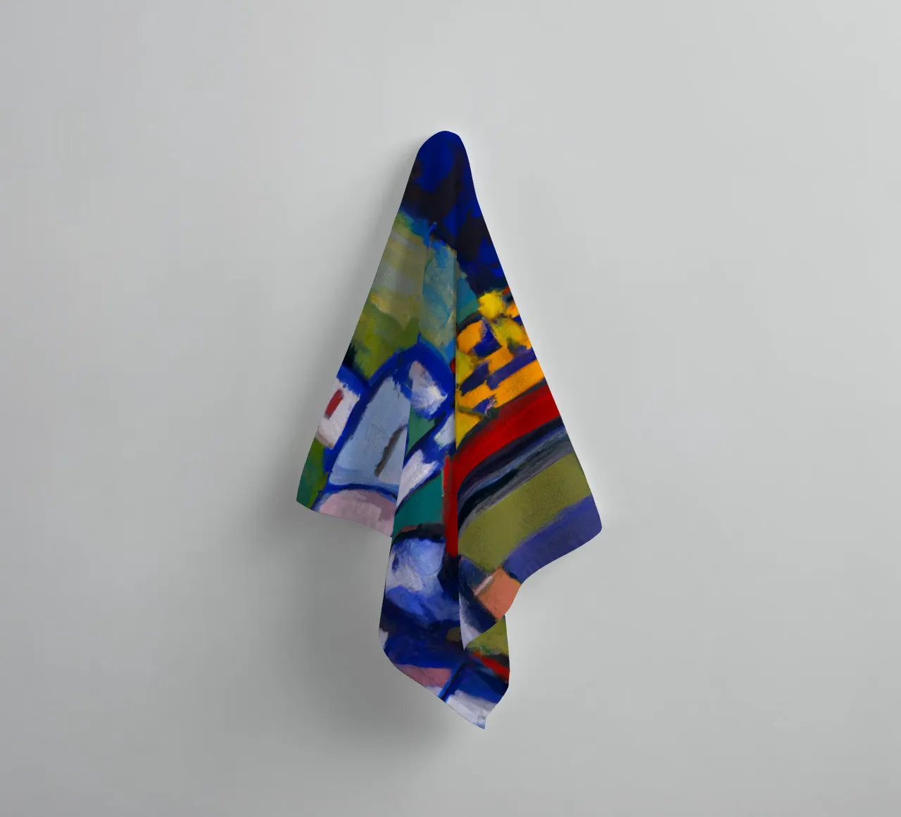 Robot playing Chess on a Sunday Afternoon_BTC asciugamano da bagno da Crypto_Jungle