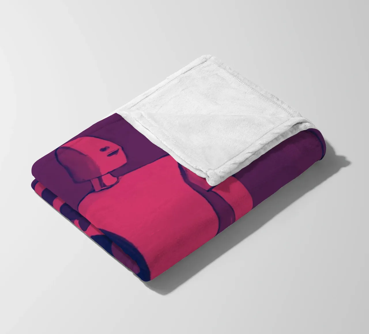 Robot on Pink Hue_Playing Chess_ETH coperta in pile da Crypto_Jungle