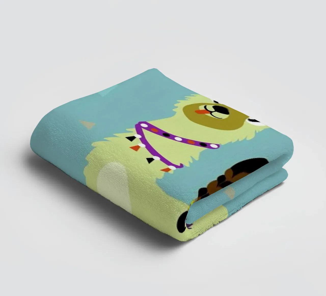 Alpaka 1 badhanddoek van Sabrina Ziegenhorn