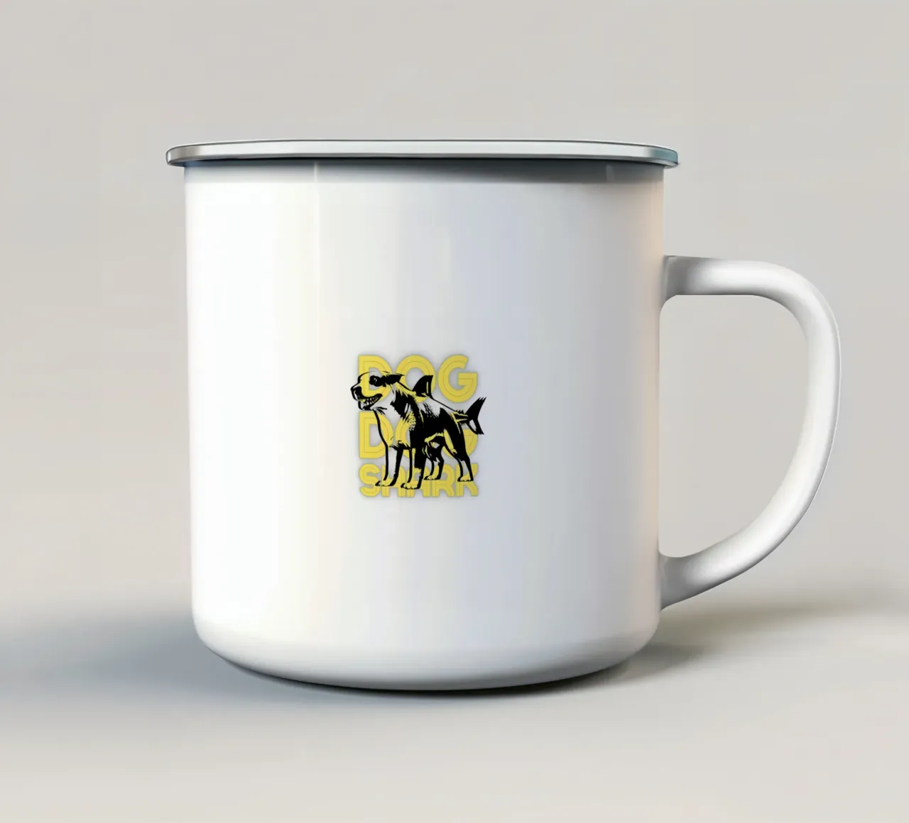 Shark_Style_BTC tazza in smalto da Crypto_Jungle