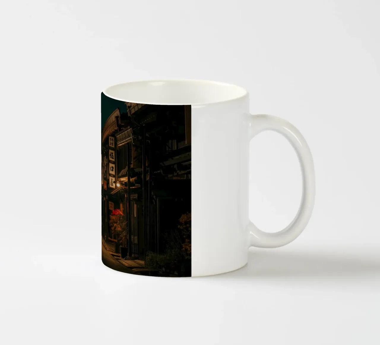 Takayama di notte, Giappone tazza in ceramica da Marcel Bisig