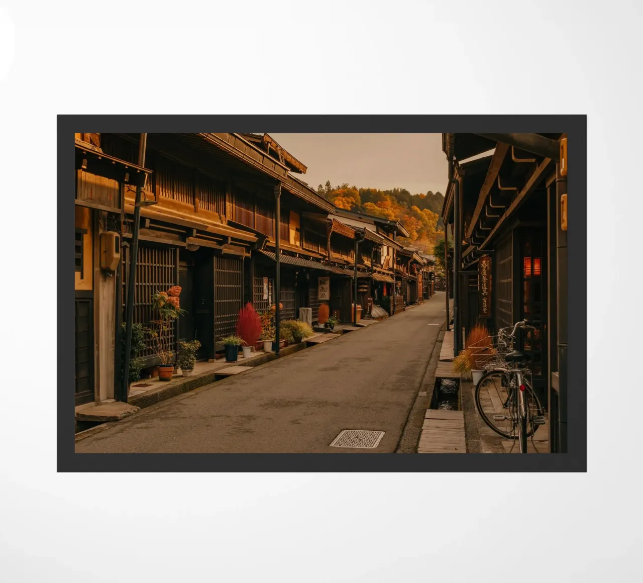 Tramonto a Takayama, Giappone zerbino da Marcel Bisig