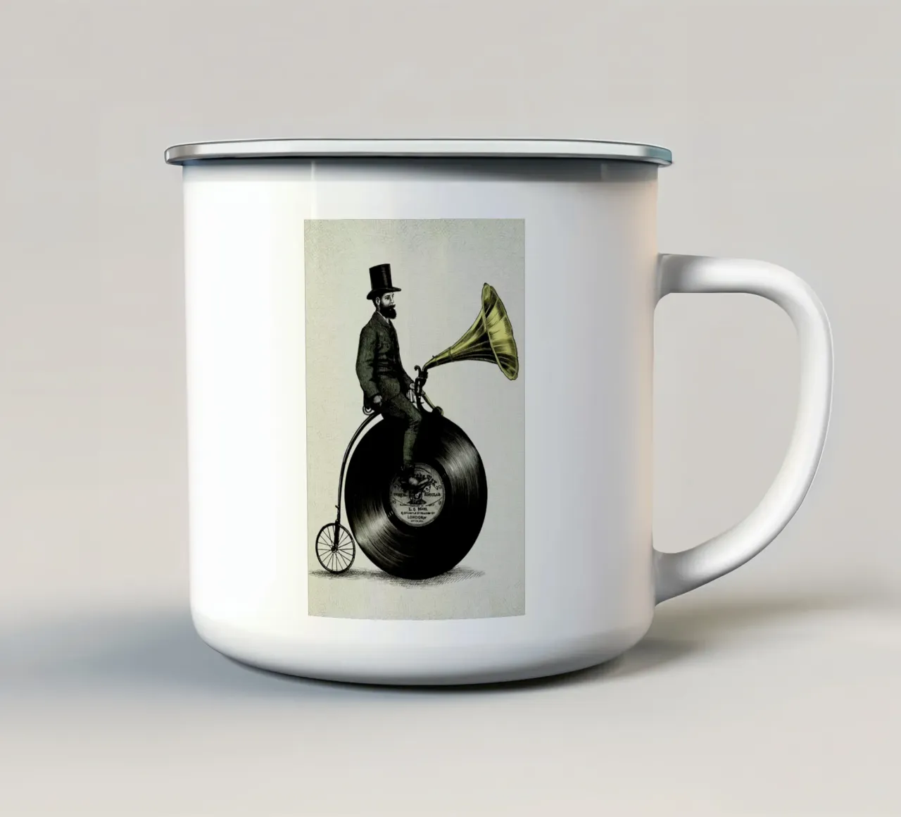 Music Man tazza in smalto da Eric Fan