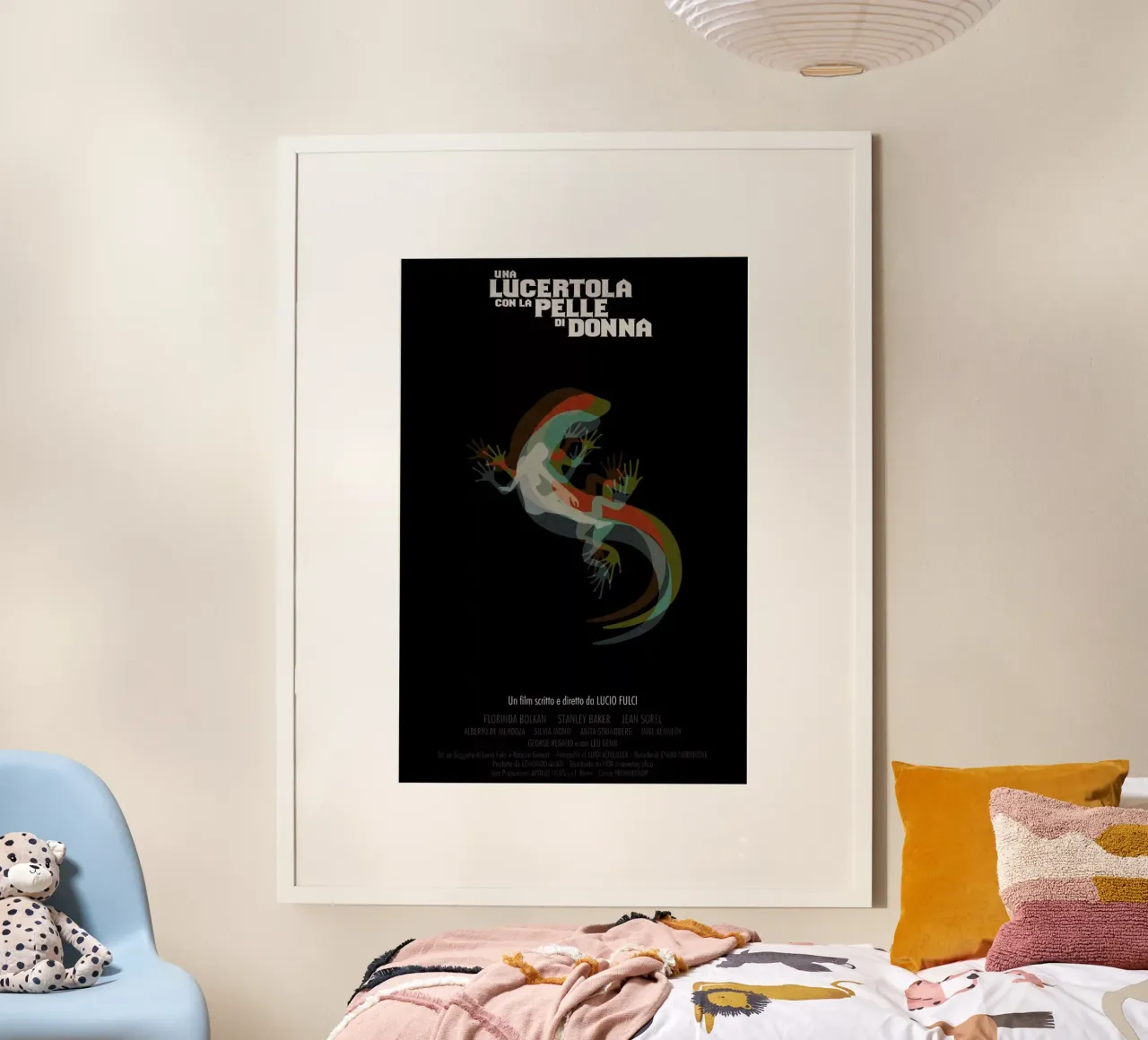 Una Lucertola con la pelle di Donna poster da Federico Mancosu