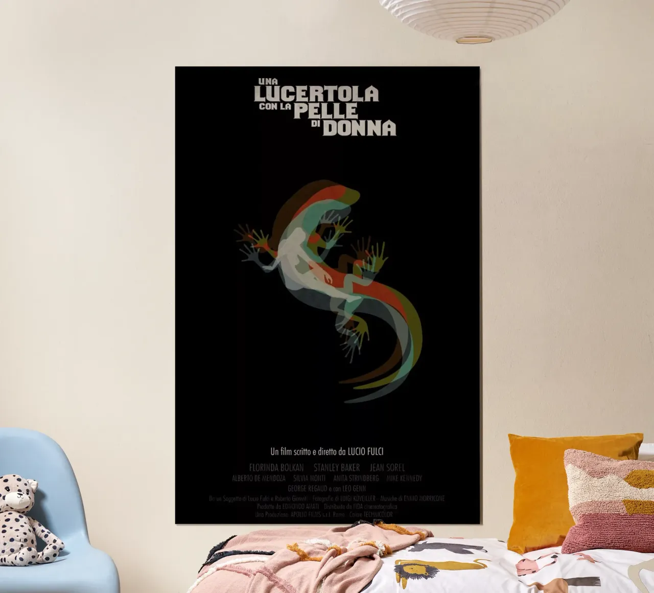 Una Lucertola con la pelle di Donna poster da Federico Mancosu