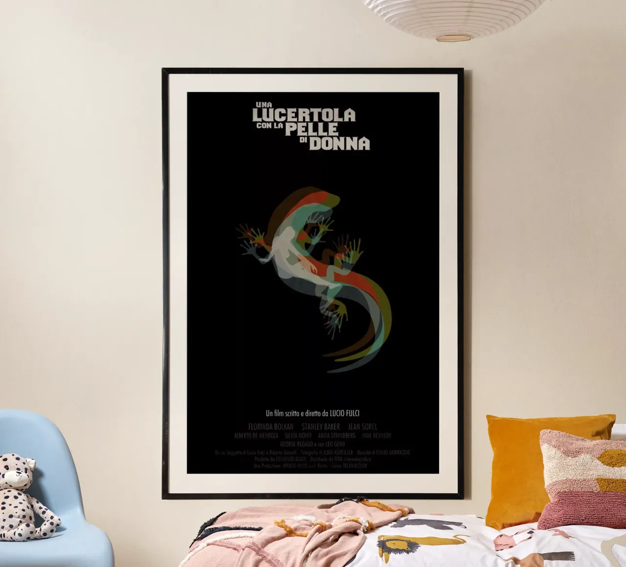 Una Lucertola con la pelle di Donna poster da Federico Mancosu