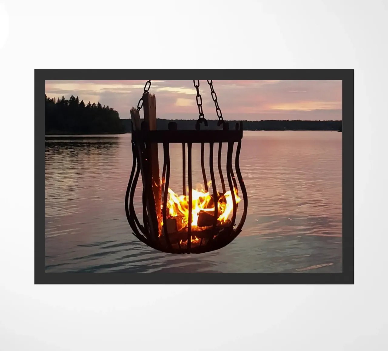 Tramonto e fuoco zerbino da Massimo Frascogna