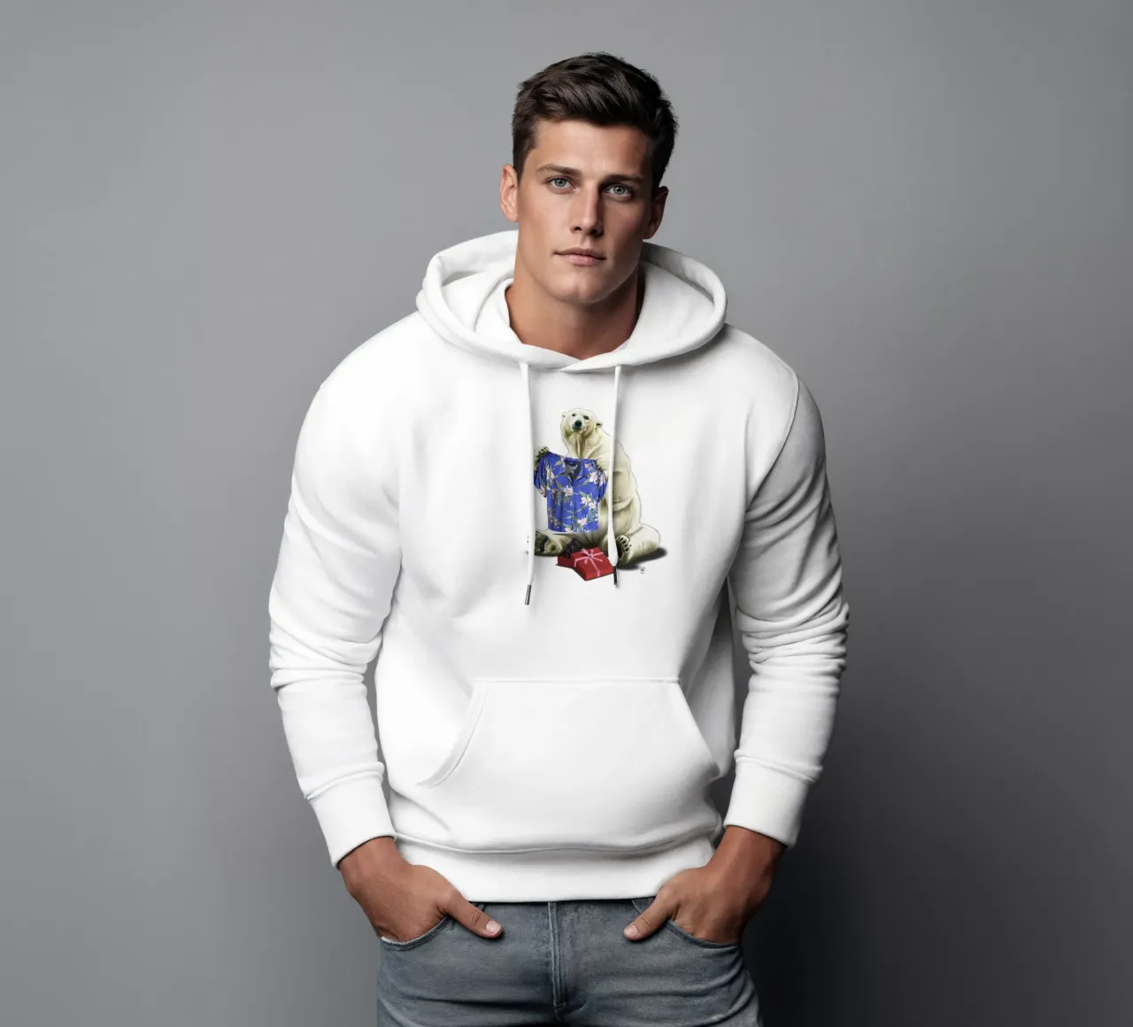 Cool! (Wordless) felpa con cappuccio da Rob Art | Illustration