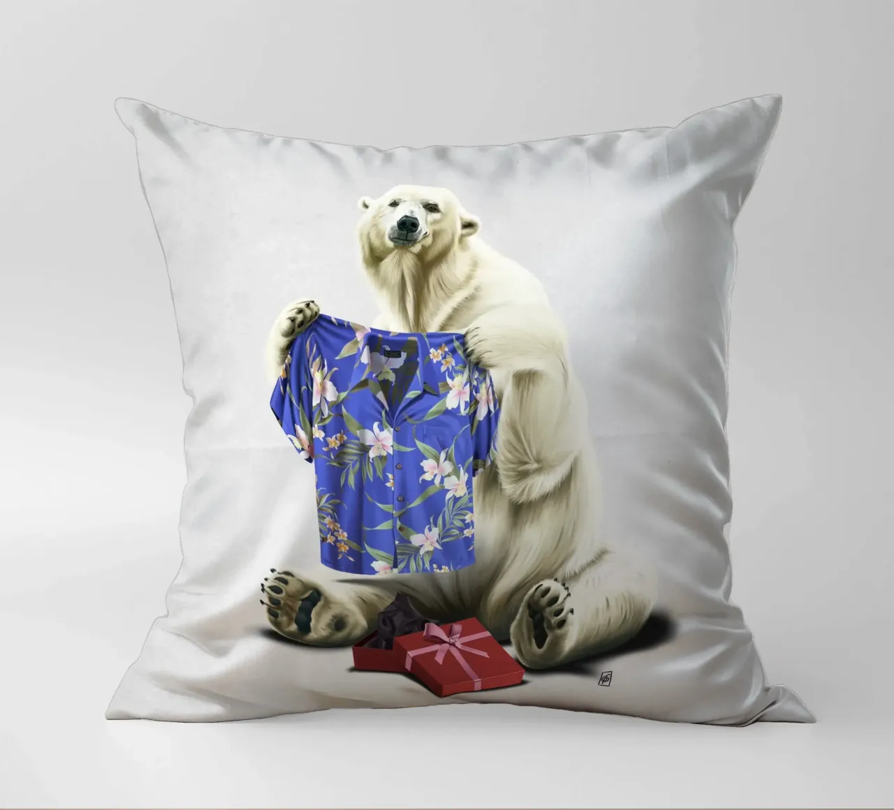 Cool! (Wordless) cuscino da Rob Art | Illustration