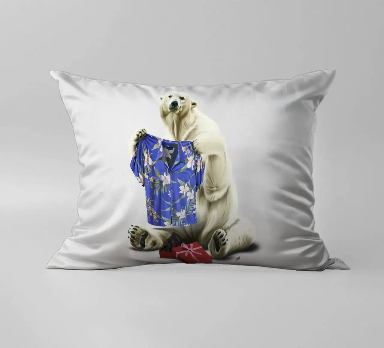 Cool! (Wordless) cuscino da Rob Art | Illustration