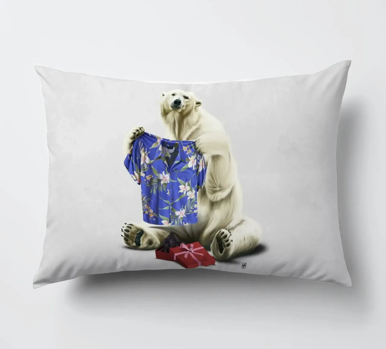 Cool! (Wordless) cuscino da Rob Art | Illustration