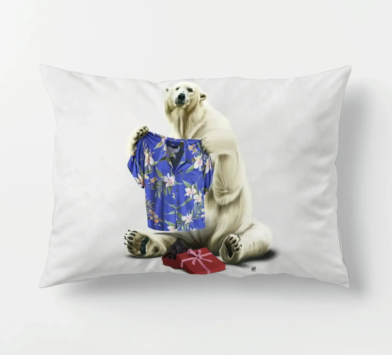 Cool! (Wordless) cuscino da Rob Art | Illustration