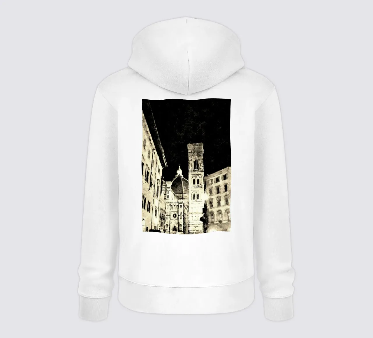 Firenze felpa con cappuccio da Massimo Frascogna
